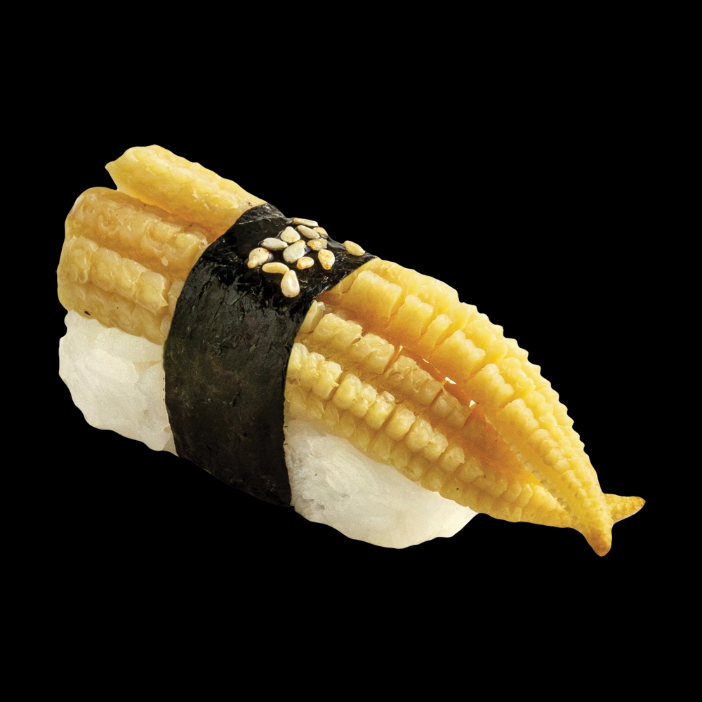 Baby corn nigiri